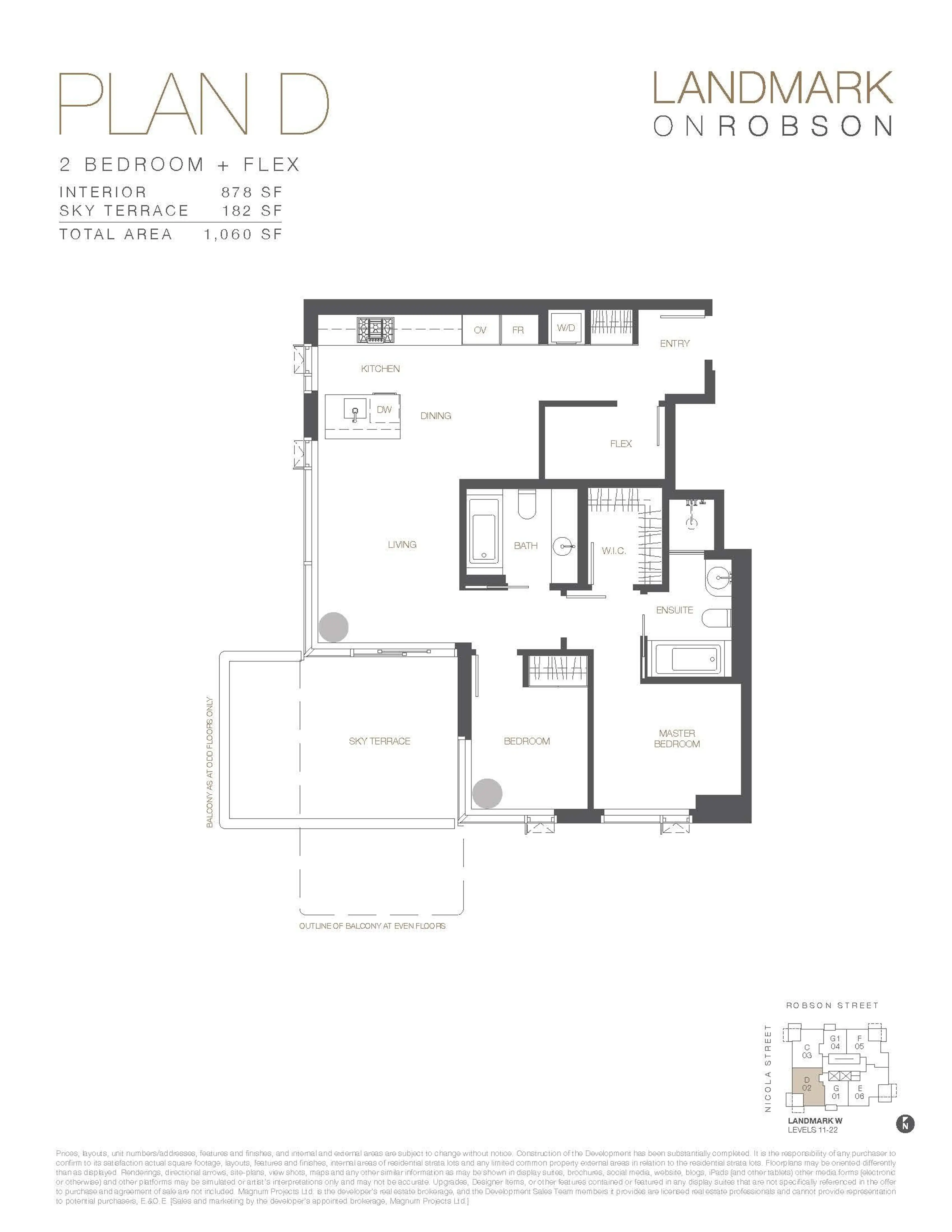 Property at #1102 1482 ROBSON STREET, Vancouver, BC