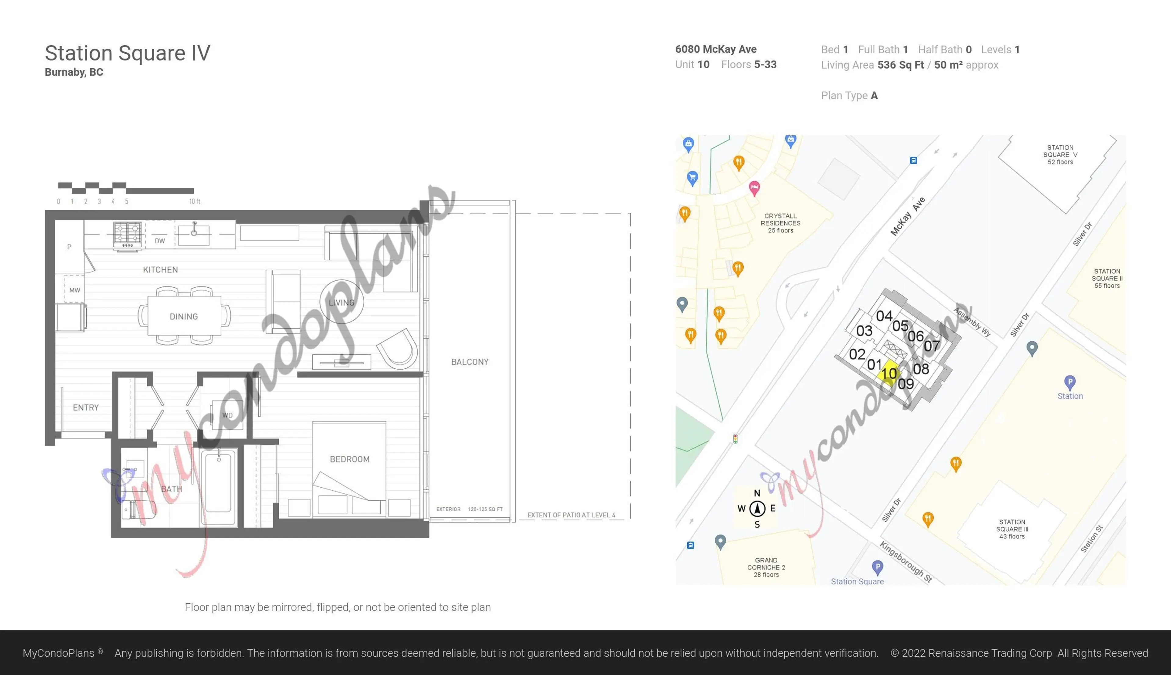 Property at #1310 6080 MCKAY AVENUE, Burnaby, BC