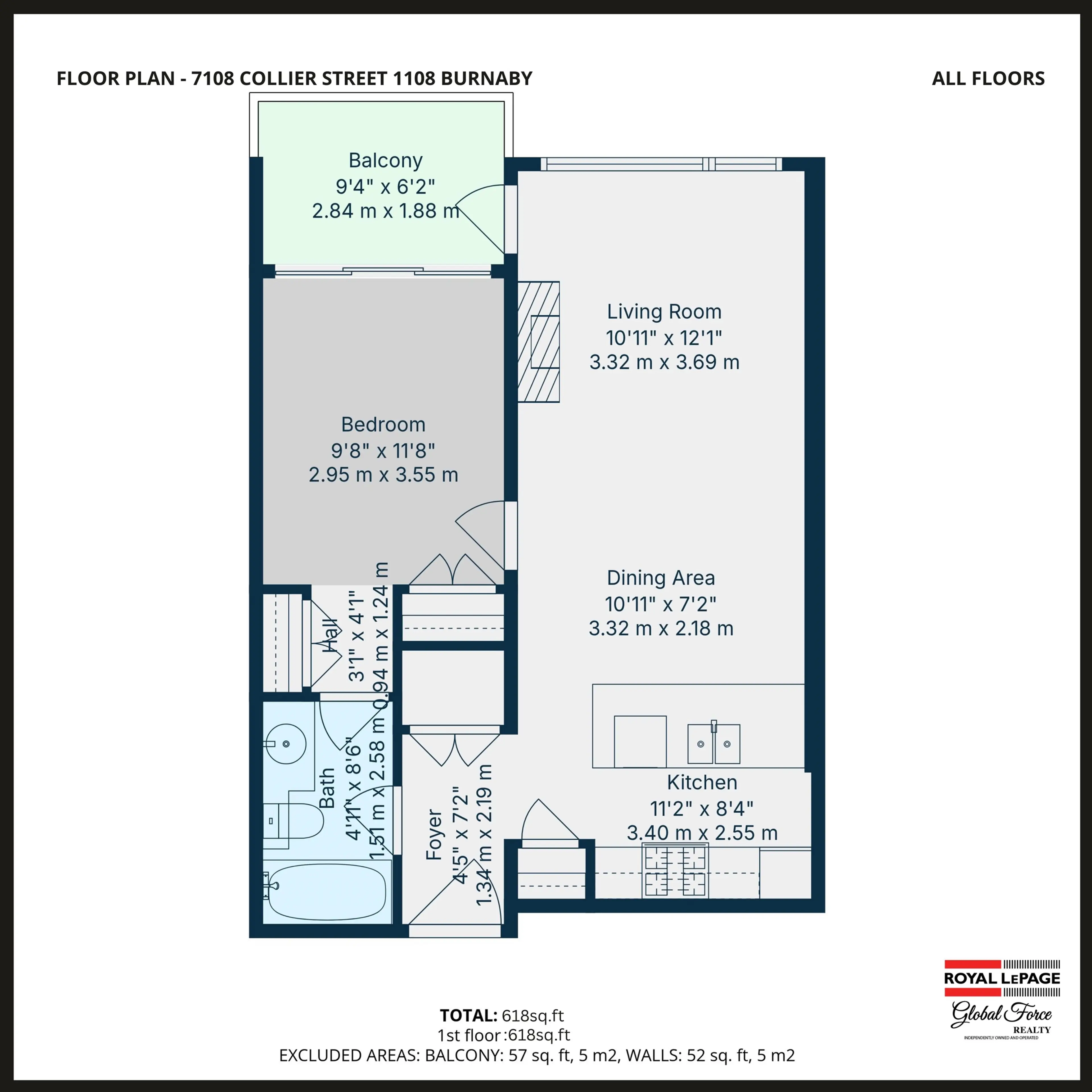 Property at #1108 7108 COLLIER STREET, Burnaby, BC