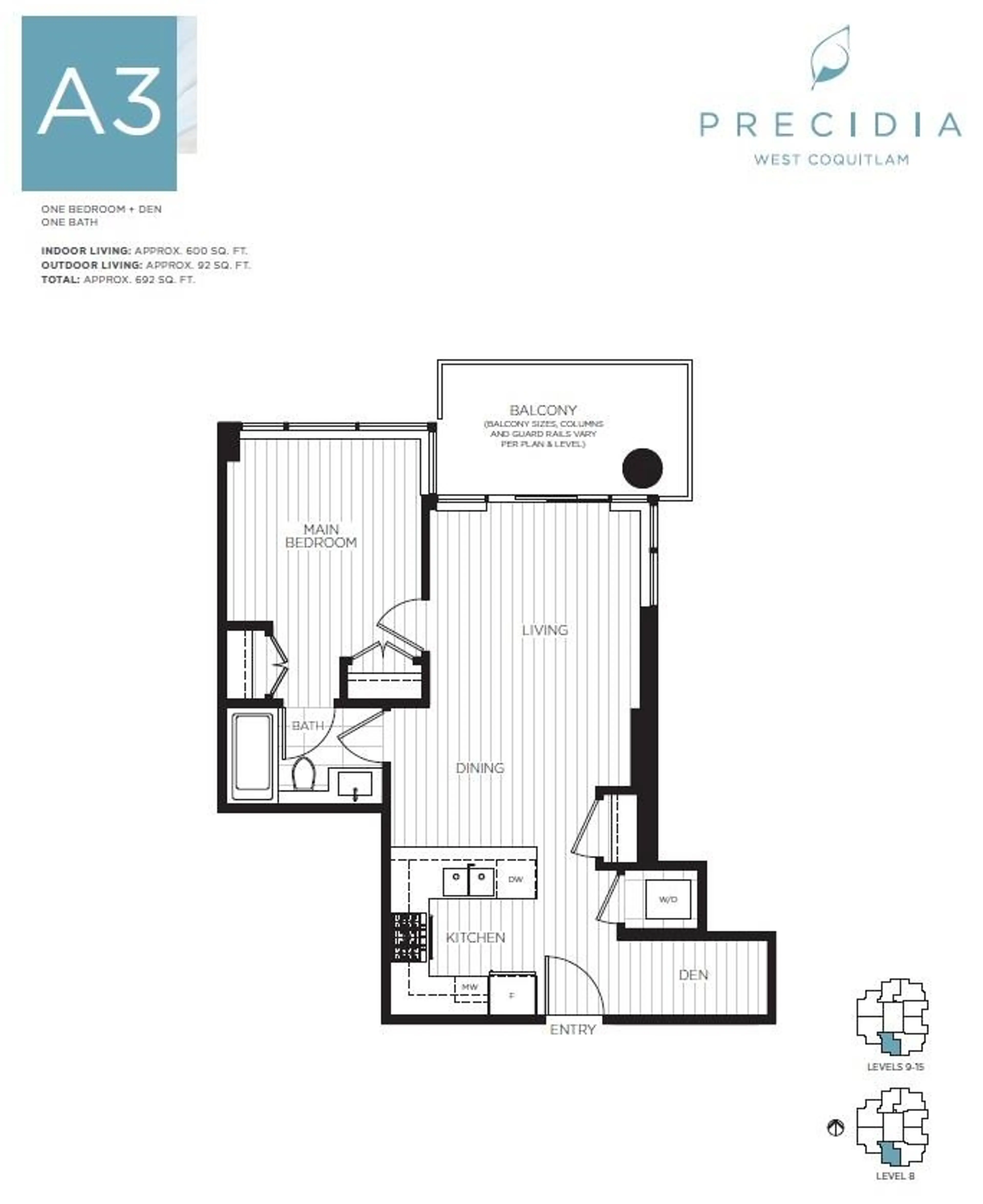 Property at #1307 699 WHITING WAY, Coquitlam, BC