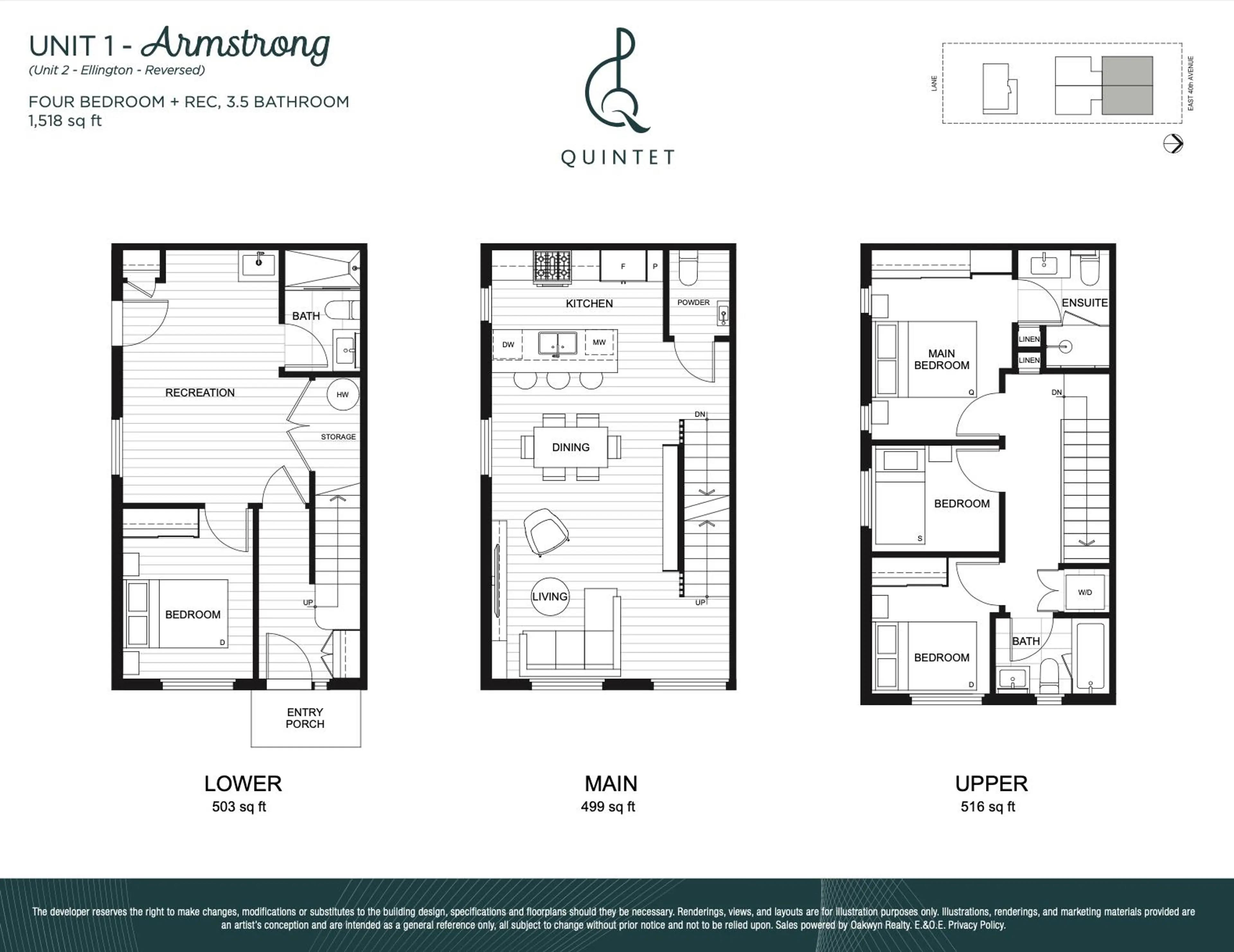 Property at #1 2240 E 40TH AVENUE, Vancouver, BC