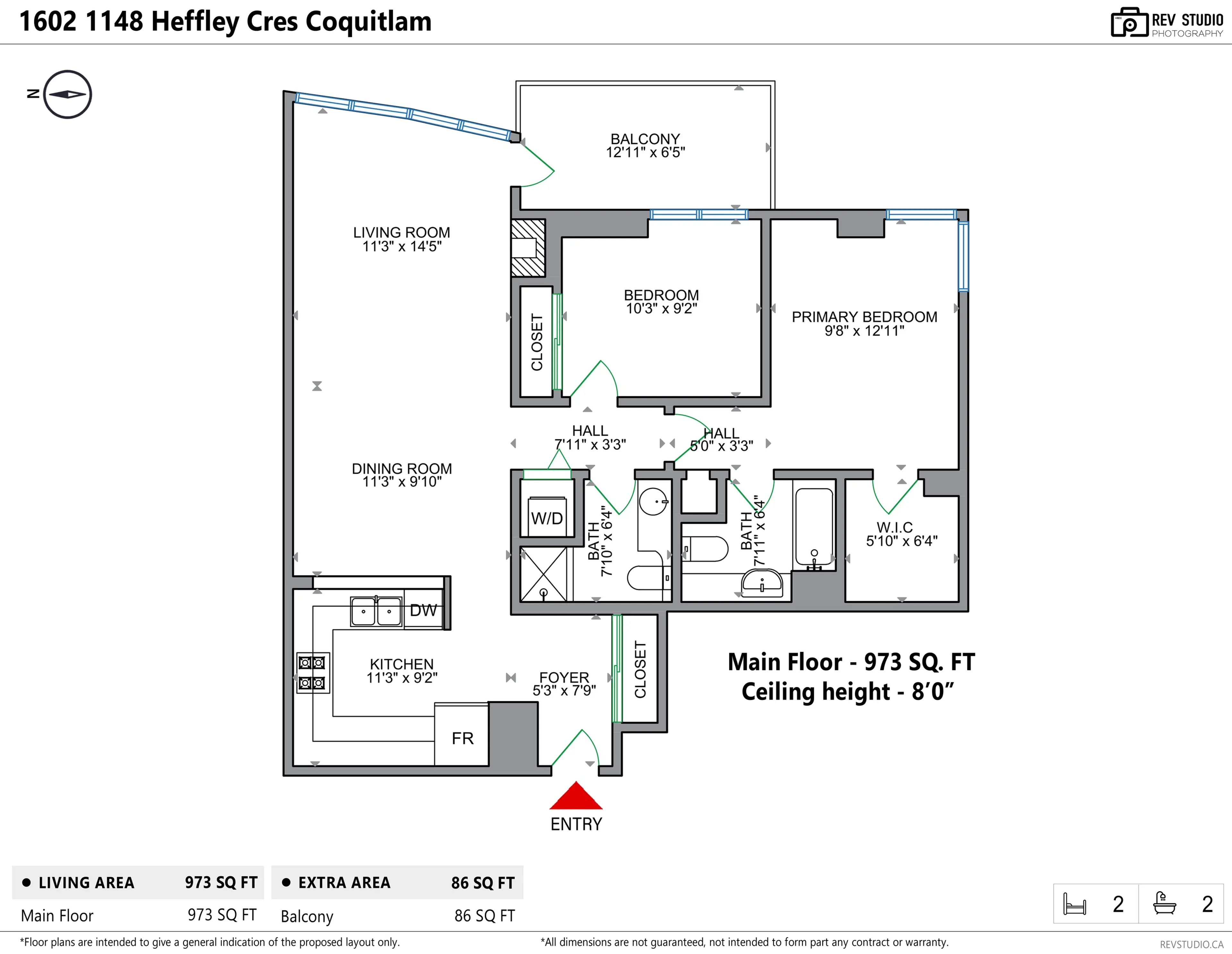Property at #1602 1148 HEFFLEY CRESCENT, Coquitlam, BC