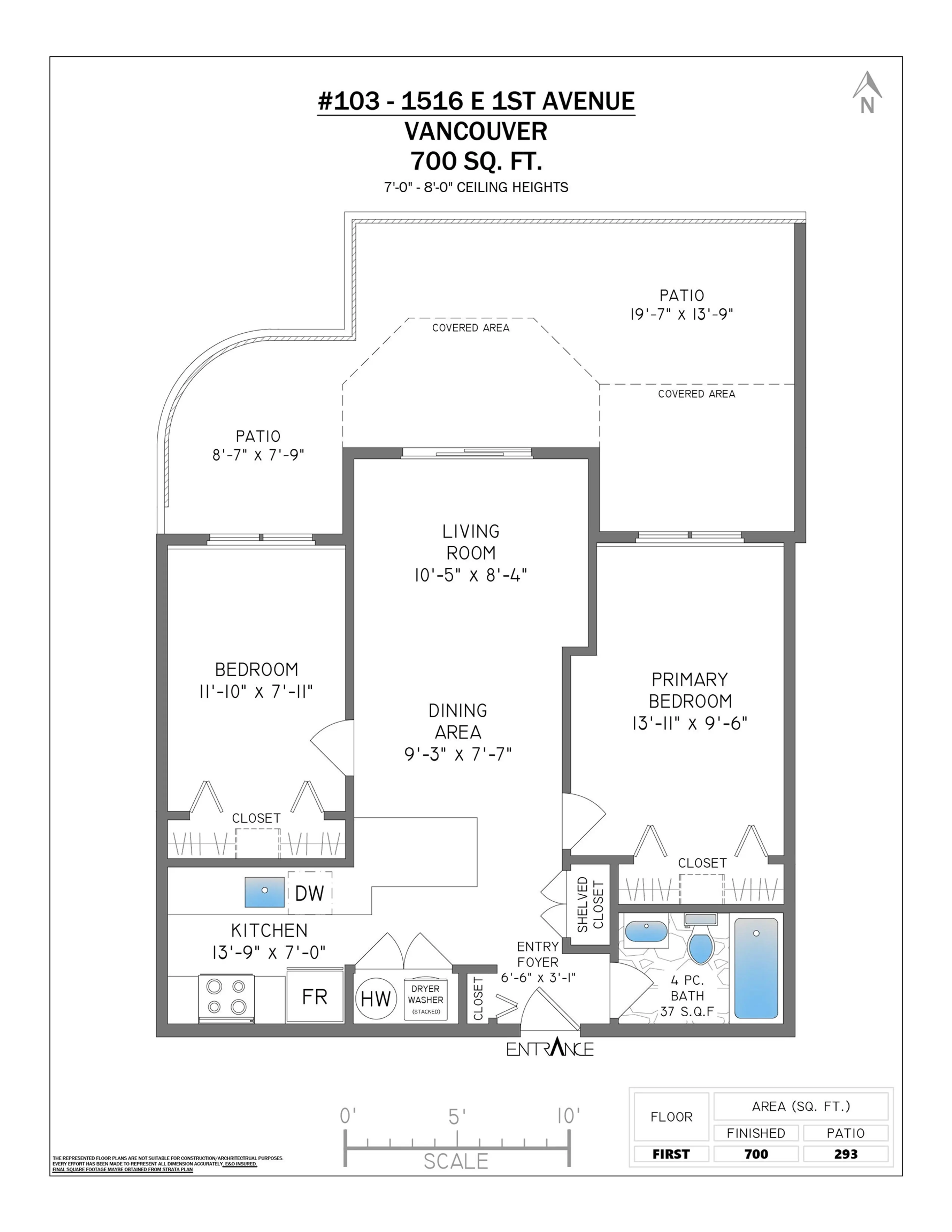 Property at #103 1516 E 1ST AVENUE, Vancouver, BC