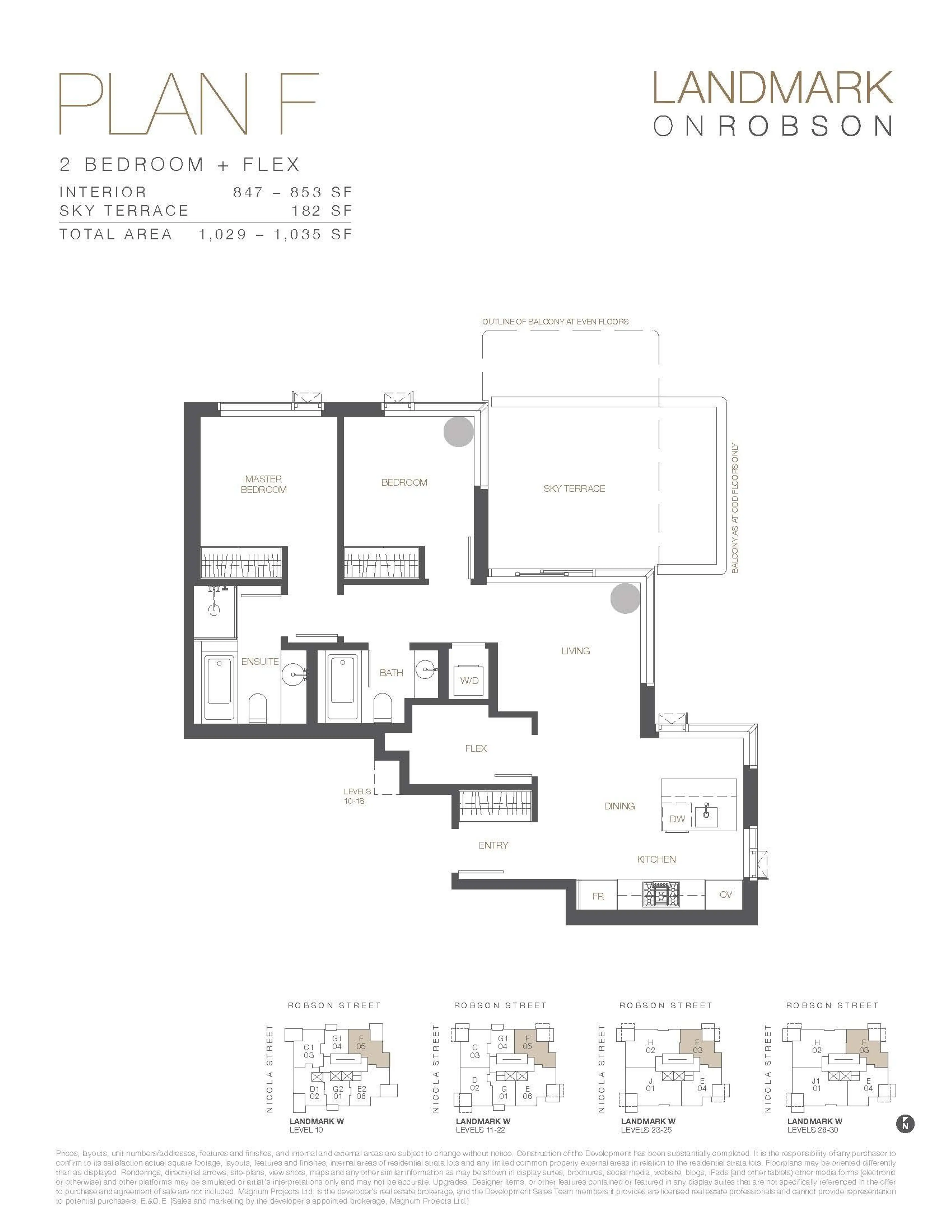 Property at #2005 1482 ROBSON STREET, Vancouver, BC