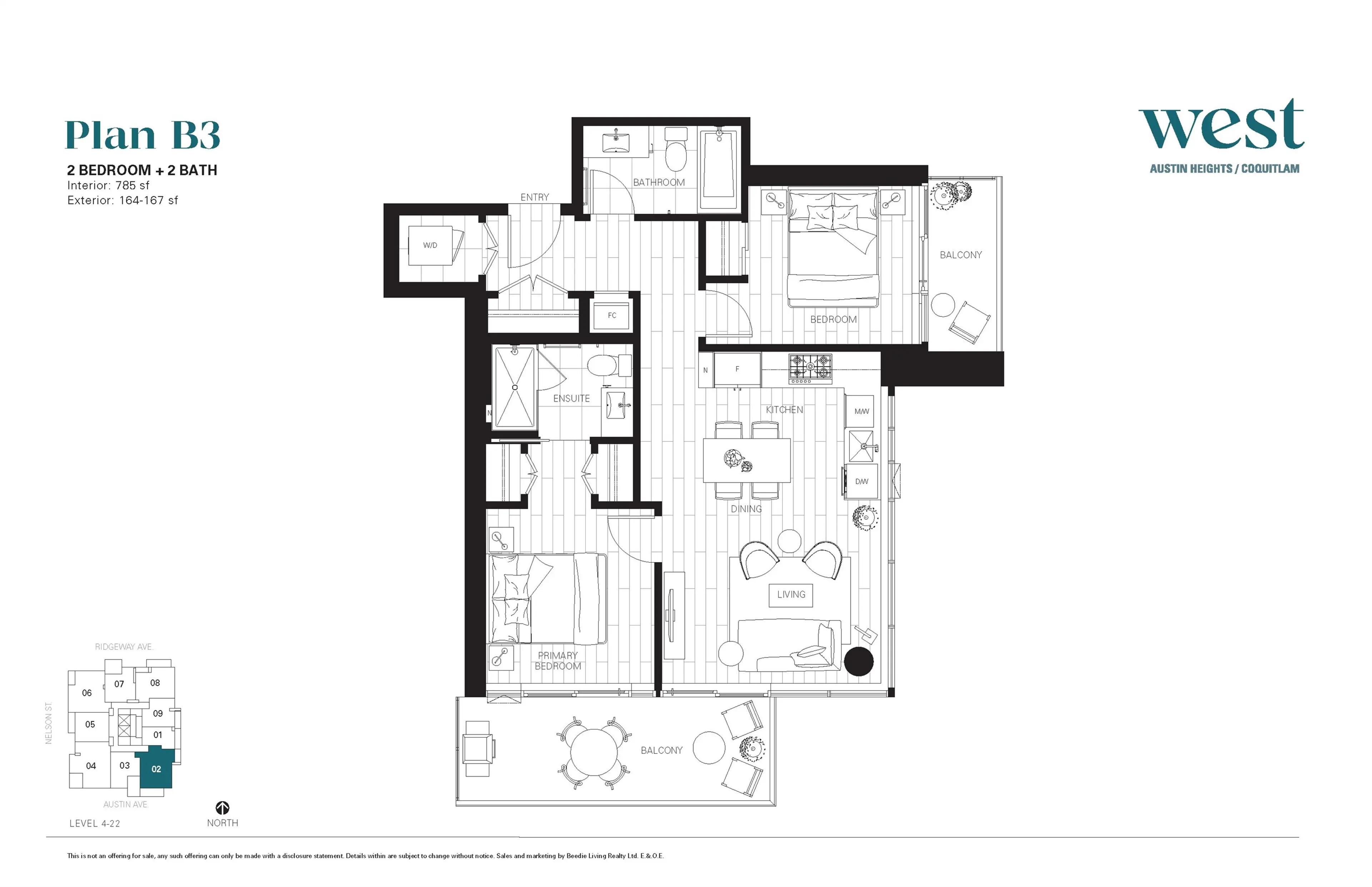 Property at #802 505 NELSON STREET, Coquitlam, BC