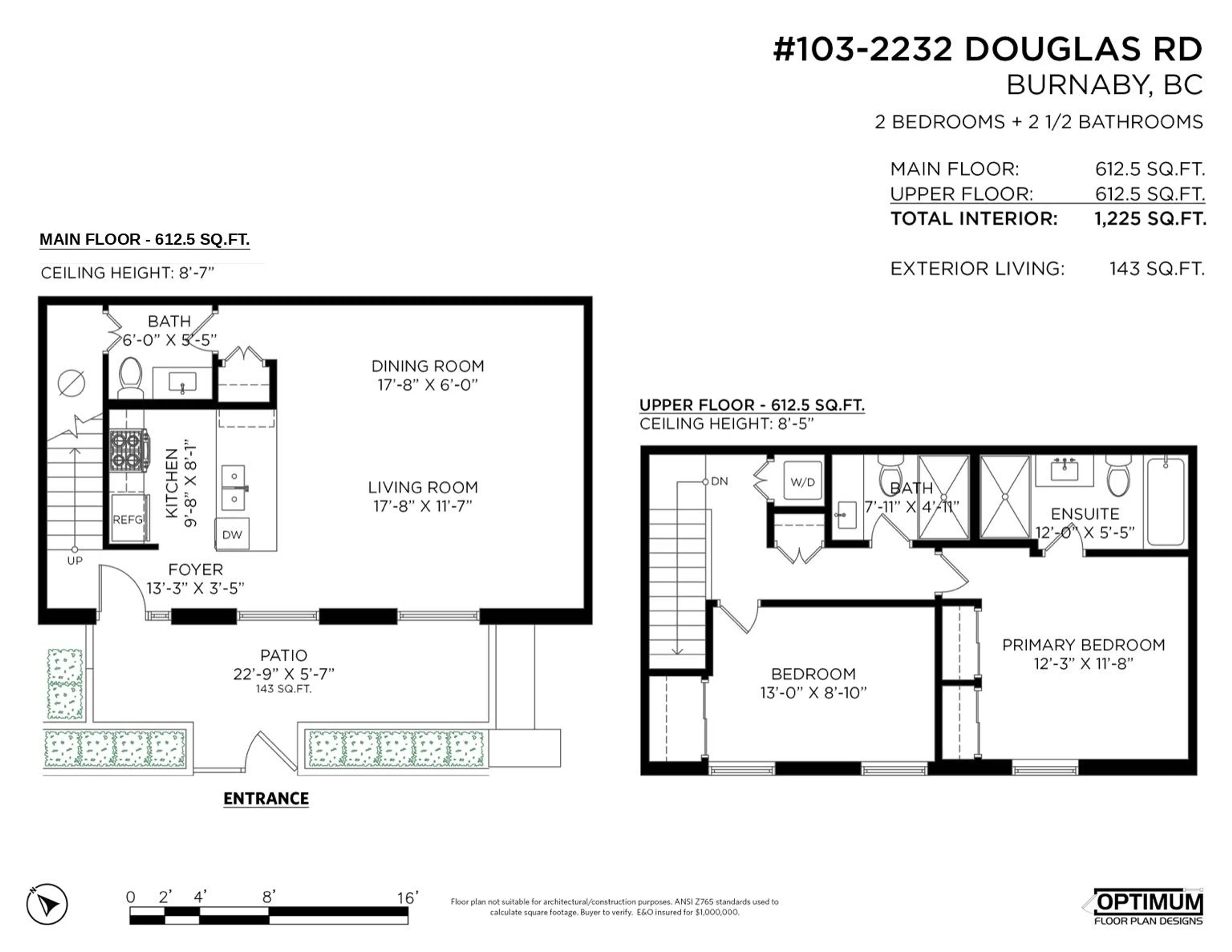 Property at #103 2232 DOUGLAS ROAD, Burnaby, BC