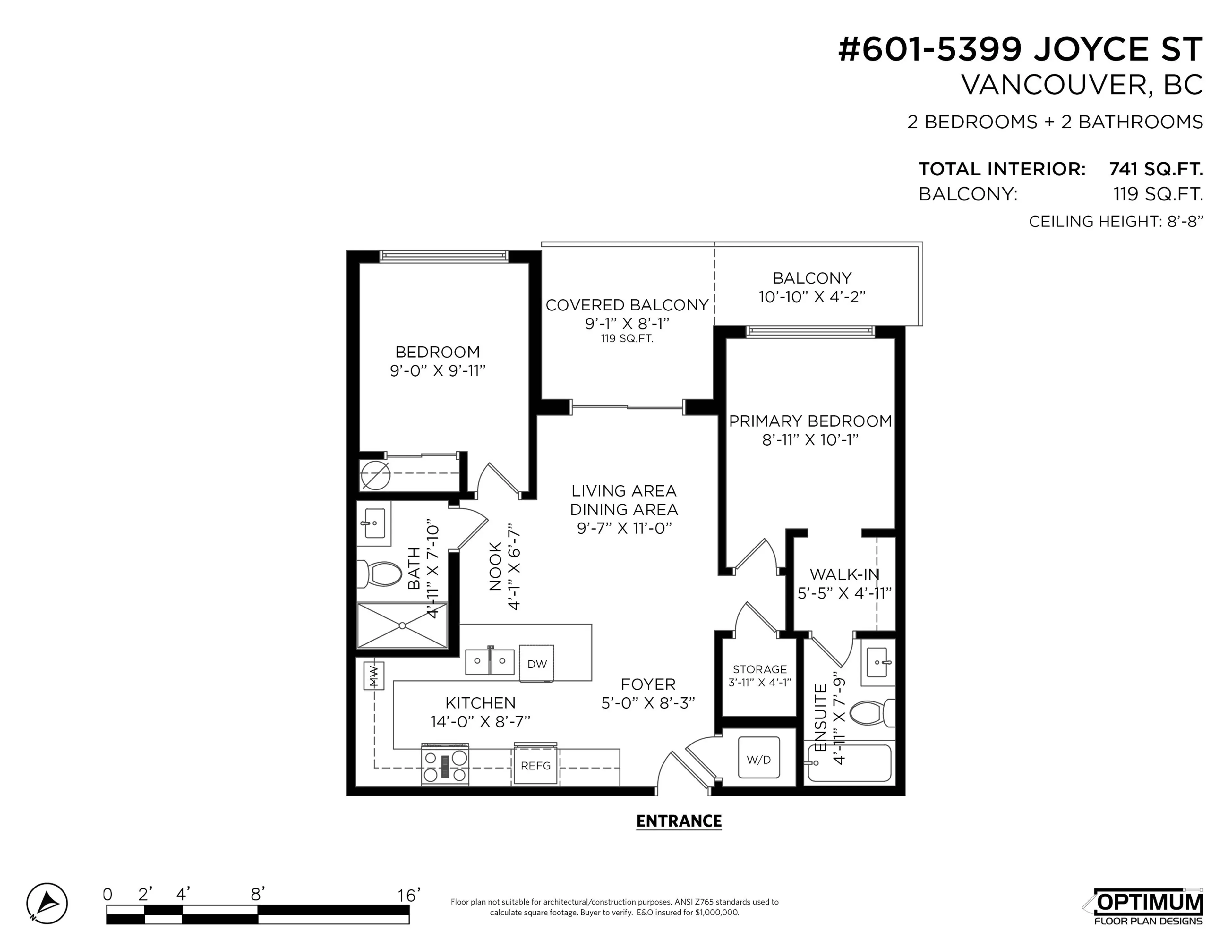 Property at #601 5399 JOYCE STREET, Vancouver, BC