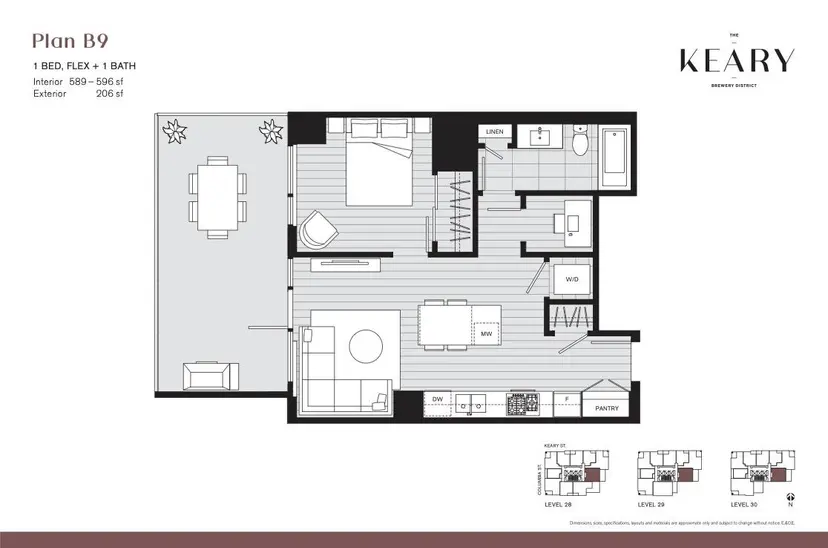 Property at #3004 230 Keary Street, New Westminster, BC