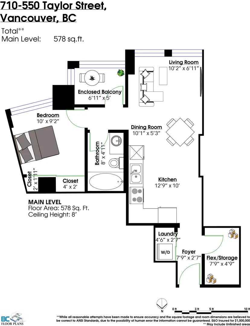 Property at #710 550 Taylor Street, Vancouver, BC