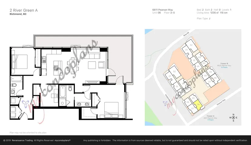 Property at #506 6611 Pearson Way, Richmond, BC